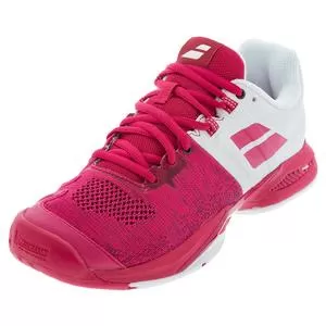 Babolat Women's Propulse Blast All Court Tennis Shoes White And Vivacious Red 1 Babolat Women's Propulse Blast All Court Tennis Shoes White And Vivacious Red