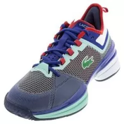Lacoste Men's AG-LT 21 Ultra Tennis Shoes White And Light Blue