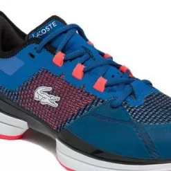Lacoste Women's AG-LT Ultra Clay Tennis Shoes Blue And White 9 Lacoste Women's AG-LT Ultra Clay Tennis Shoes Blue And White -Tennis Passion 43SFA0007 221S22 5