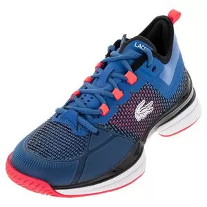 Lacoste Women's AG-LT Ultra Clay Tennis Shoes Blue And White 6 Lacoste Women's AG-LT Ultra Clay Tennis Shoes Blue And White - Image 6