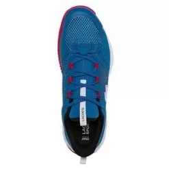 Lacoste Men's AG-LT Ultra Tennis Shoes Blue And White -Tennis Passion 43SMA0010 221S22 3