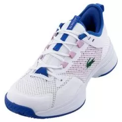 Lacoste Women's AG-LT Tennis Shoes White And Light Pink -Tennis Passion 44SFA0040 1Y9F22