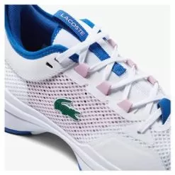 Lacoste Women's AG-LT Tennis Shoes White And Light Pink -Tennis Passion 44SFA0040 1Y9F22 6
