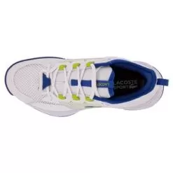 Lacoste Men's AG-LT Tennis Shoes White And Blue -Tennis Passion 44SMA0061 080F2204 2