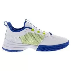 Lacoste Men's AG-LT Tennis Shoes White And Blue -Tennis Passion 44SMA0061 080F2204 Right