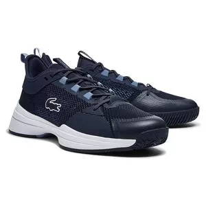 Lacoste Men's AG-LT Tennis Shoes Navy And White 1 Lacoste Men's AG-LT Tennis Shoes Navy And White