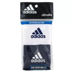 Adidas Interval Reversible Tennis Wristband Navy And White