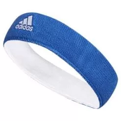 Adidas Interval Reversible Tennis Headband Blue And White