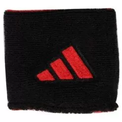 Adidas Interval Small Reversible Tennis Wristbands Black/Red