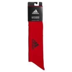Adidas Alphaskin Tie Tennis Headband Red And Black -Tennis Passion 5147677 5
