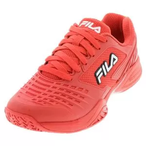 Fila Women's Axilus 2 Energized Tennis Shoes Flame Scarlet And White 5 Fila Women's Axilus 2 Energized Tennis Shoes Flame Scarlet And White - Image 5