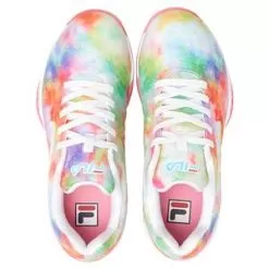 Fila Women's Axilus 2 Energized Tie Dye Tennis Shoes Multi And White -Tennis Passion 5TM01775 775U22 3