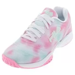Fila Women's Axilus 2 Energized Tie Dye Tennis Shoes White And Cotton Candy