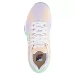 Fila Women's Axilus 2 Energized Tie Dye Tennis Shoes Almond Cream And Multi -Tennis Passion 5TM01776 298U22 3