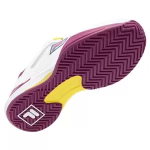Fila Women's SpeedServe Energized Tennis Shoes White And Magenta Purple 6 Fila Women's SpeedServe Energized Tennis Shoes White And Magenta Purple - Image 6