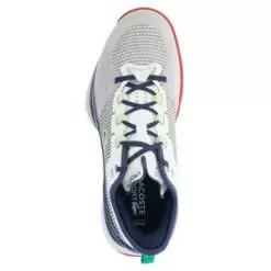 Lacoste Women's AG-LT Ultra Tennis Shoes White And Blue -Tennis Passion 741SFA0094 080F21 3