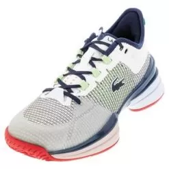 Lacoste Women's AG-LT Ultra Tennis Shoes White And Blue
