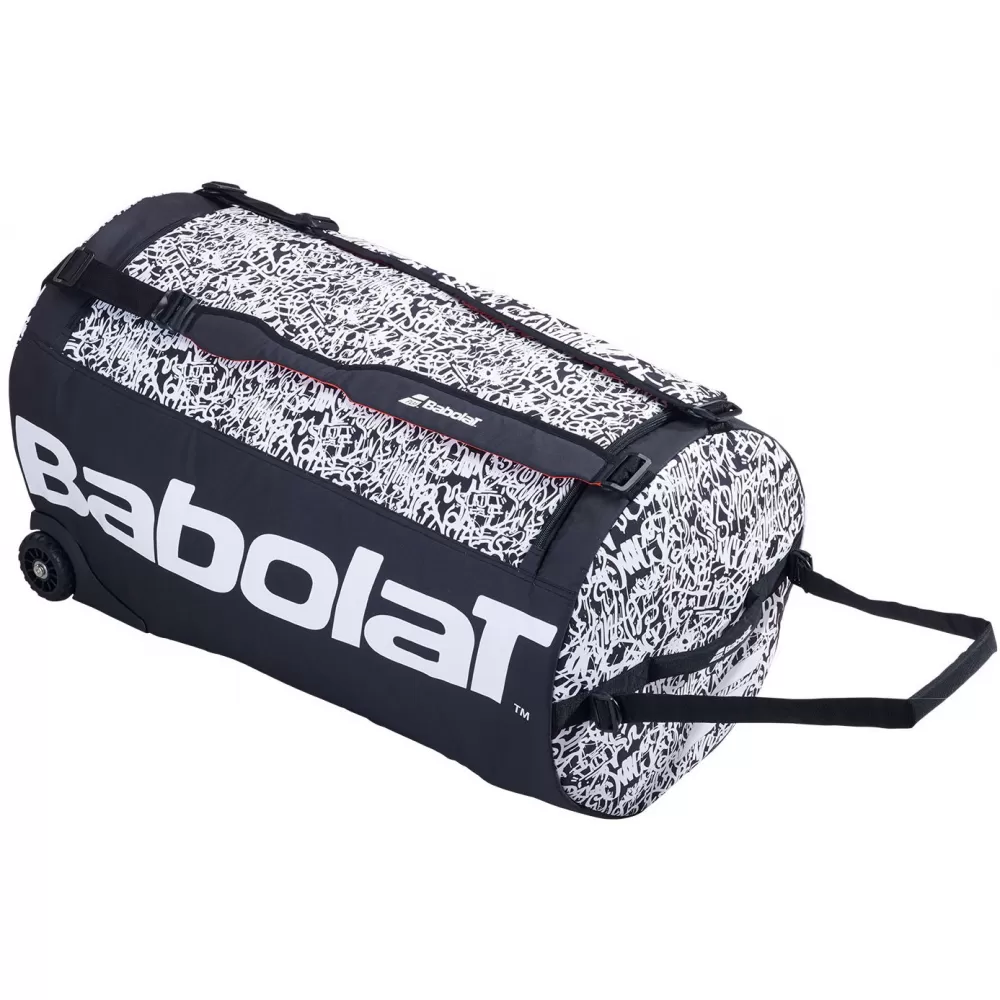 Babolat Explore 1 Week Tournament Tennis Travel Bag (Black/White) 1 Babolat Explore 1 Week Tournament Tennis Travel Bag (Black/White)