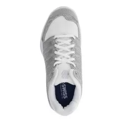 K-Swiss K- Swiss Women's HyperCourt Express Tennis Shoes White And Silver -Tennis Passion 93377 153S17 Top