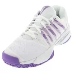 K- Swiss Women's Ultrashot 2 Tennis Shoes White And Fairy Wren
