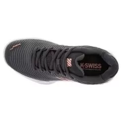 K-Swiss K- Swiss Women's Hypercourt Express 2 Tennis Shoes Asphalt And White 11 K-Swiss K- Swiss Women's Hypercourt Express 2 Tennis Shoes Asphalt And White -Tennis Passion 96613 009S2207 61