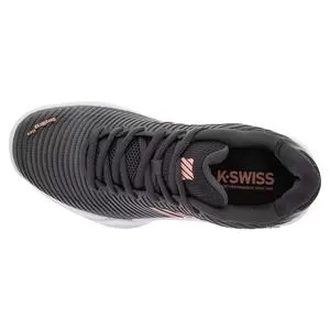K-Swiss K- Swiss Women's Hypercourt Express 2 Tennis Shoes Asphalt And White 6 K-Swiss K- Swiss Women's Hypercourt Express 2 Tennis Shoes Asphalt And White - Image 6