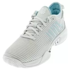 K-Swiss K- Swiss Women's Hypercourt Supreme Tennis Shoes Barely Blue And White