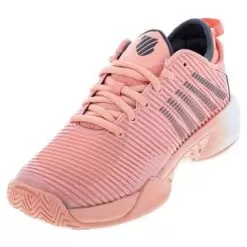 K-Swiss K- Swiss Women's Hypercourt Supreme Tennis Shoes Peach Amber And White