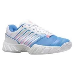 K-Swiss K- Swiss Women's Bigshot Light 4 Tennis Shoes Silver Lake Blue And White