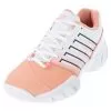 K- Swiss Women's Bigshot Light 4 Tennis Shoes Peach Amber And White