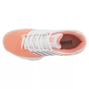 K- Swiss Women's Bigshot Light 4 Tennis Shoes Peach Amber And White 5 K- Swiss Women's Bigshot Light 4 Tennis Shoes Peach Amber And White - Image 5