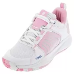 K-Swiss K- Swiss Women's Ultrashot Team Tennis Shoes White And Orchid Pink