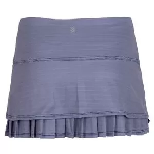 K- Swiss Women's Pleat 12 Inch Tennis Skort Navy 2 K- Swiss Women's Pleat 12 Inch Tennis Skort Navy - Image 2