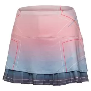 K-Swiss K- Swiss Women's Pleat 12 Inch Tennis Skort Lake 1 K-Swiss K- Swiss Women's Pleat 12 Inch Tennis Skort Lake