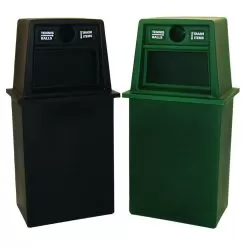 CourtServe CourtCan - Ball And Trash Receptacle For Tennis Courts