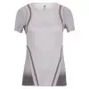 K- Swiss Women's Pleated Short Sleeve Tennis Crew Asphalt