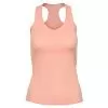K- Swiss Women's Pleated V-Neck Tennis Tank Peach Amber
