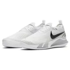 Nike Men's React Vapor NXT Tennis Shoes White And Black