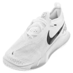 Nike Men's React Vapor NXT Tennis Shoes White And Black -Tennis Passion CV0724 101S21 x1