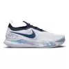 Nike Men's React Vapor NXT Tennis Shoes White And Midnight Navy