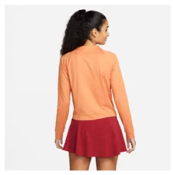 Nike Women's Court Dri-FIT Victory Long-Sleeve 1/2-Zip Tennis Top -Tennis Passion CV4697 808 6