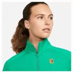 Nike Women's Court Full-Zip Tennis Jacket Neptune Green -Tennis Passion CV4701 370 2