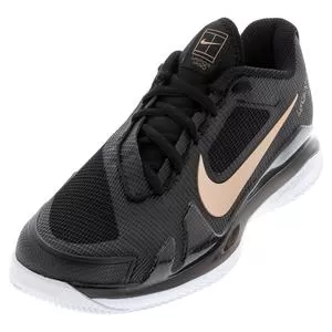 Nike Women's Air Zoom Vapor Pro Tennis Shoes Black And Metallic Red Bronze 1 Nike Women's Air Zoom Vapor Pro Tennis Shoes Black And Metallic Red Bronze