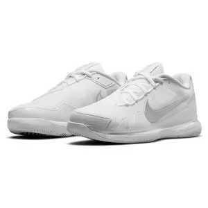 Nike Women's Air Zoom Vapor Pro Tennis Shoes White And Metallic Silver 9 Nike Women's Air Zoom Vapor Pro Tennis Shoes White And Metallic Silver - Image 9