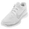 Nike Women's Air Zoom Vapor Pro Tennis Shoes White And Metallic Silver