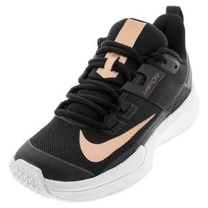 Nike Women's Vapor Lite Tennis Shoes Black And Metallic Red Bronze 9 Nike Women's Vapor Lite Tennis Shoes Black And Metallic Red Bronze - Image 9
