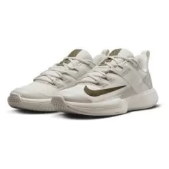 Nike Women's Vapor Lite Tennis Shoes Sail And Medium Olive