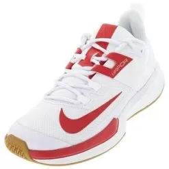 Nike Women's Vapor Lite Tennis Shoes White And University Red -Tennis Passion DC3431 188F21 x