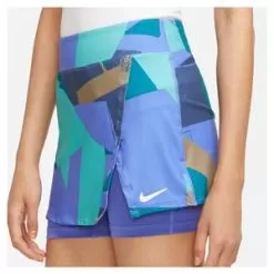 Nike Women's Court Victory Tall Straight Print Tennis Skort -Tennis Passion DD8627 500 3