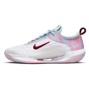 Nike Women's Zoom NXT Tennis Shoes White And Dark Beetroot 2 Nike Women's Zoom NXT Tennis Shoes White And Dark Beetroot - Image 2
